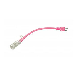 フジマック(FUJIMAC) 光るショートタップ 4つ口コンセント 30cm 15A ピンク HE-1503-P