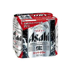 【まとめ買い】 アサヒビール(株) アサヒ スーパードライ 6缶マルチパック 500mlX6 x4個セット まとめ お酒 アルコール(代引不可)【送料無料】