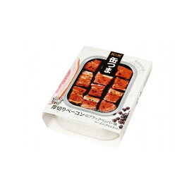 【まとめ買い】 K&K 缶つまレストラン 厚切りベーコン ブラックペッパー味 105g x6個セット 食品 まとめ セット セット買い 業務用(代引不可)【送料無料】