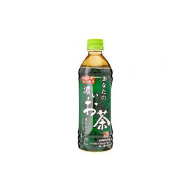 【まとめ買い】サンガリア 一休茶屋あなたの濃いお茶 ペット 500ml x24個セット まとめ セット セット買い 業務用(代引不可)【送料無料】