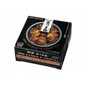 【12個セット】 K&K 缶つま極 三重県産エスカルゴドブルゴーニュ75g x 12(代引不可)【送料無料】