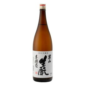 男山 生もと本醸造 1.8L x1(代引不可)【送料無料】