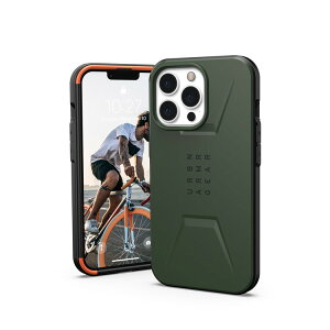 �y���{���K�㗝�X�i�zURBAN ARMOR GEAR iPhone 13 Pro(6.1) 2021�Ή��ϏՌ��P�[�X MagSafe�Ή� CIVILIAN�I���[�u UAG-IPH21MB-CMS-OL �y�ʁy���������z