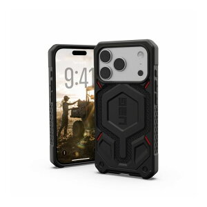 URBAN ARMOR GEAR iPhone 17 Pro 2025�Ή��ϏՌ��P�[�X MONARCH PRO KEVLAR MAGSAFE �P�u���[�u���b�N UAG-IPH25MA-PMS-KB(����s��)�y���������z
