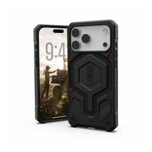 URBAN ARMOR GEAR iPhone 17 ProMax 2025�Ή��ϏՌ��P�[�X MONARCH PRO KEVLAR MAGSAFE �P�u���[�u���b�N UAG-IPH25LA-PMS-KB(����s��)�y���������z