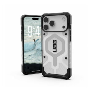 URBAN ARMOR GEAR iPhone 17 ProMax 2025�Ή��ϏՌ��P�[�X PATHFINDER CLEAR MAGSAFE �A�C�X/�V���o�[ UAG-IPH25LA-MS-I/S(����s��)�y���������z