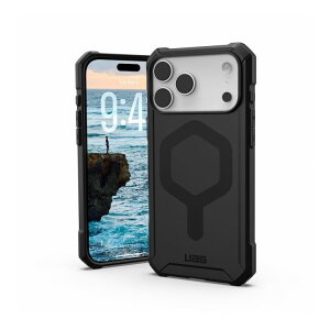 URBAN ARMOR GEAR iPhone 17 ProMax 2025�Ή��ϏՌ��P�[�X ESSENTIAL ARMOR MAGSAFE �u���b�N UAG-IPH25LA-EMS-BK(����s��)�y���������z