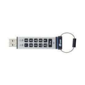 ハギワラソリューションズ セキュリティUSBメモリ 10Key付 USB3.0 8GB HUD-PUTK308GA1(代引不可)
