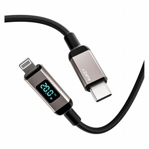 I[L[ P[u Impulse series Digital Display[USB Type-C to Lightning]1m ubN CB-CL14-BK(s)