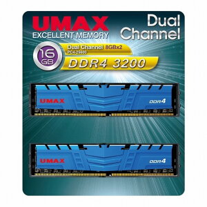 UMAX UMAX fXNgbv DDR4 3200 16GB(8GX2)q[gVNt[UM-DDR4D-3200-16GBHS](s)yz