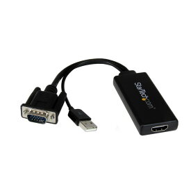 STARTECH.COM LTD VGA2HDU VGA-HDMI変換アダプタ (USBオーディオ&バスパワー対応) ポータブルアナログRGB(VGA)-HDMIアップスケールコンバーター D-Sub 15ピン(HD15)アナログ信号をHDMIに変換(代引不可)【送料無料】