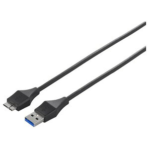 BUFFALO jo[TRlN^[ USB3.0 A to microB XP[u 1m ubN BSUAMBSU310BK(s)