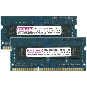 Z`[}CN NTp PC3L-12800 DDR3L-1600 204p SODIMM 1.5/1.35vp 8GB(4GBx2) CK4GX2-SOD3LU1600(s)