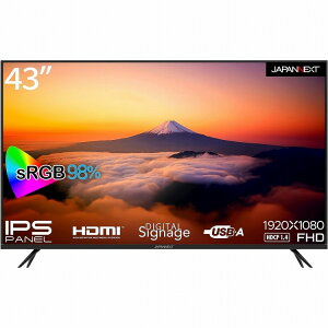 WplNXg 43C` ChtfBXvC(1920x1080/IPS/HDMIx3/USBx2/Xs[J[/) JN-IPS43FHD-U(s)yz