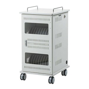 サンワサプライ (別途送料)タブレット収納保管庫(22台収納) CAI-CAB55W(代引不可)【送料無料】