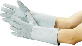 TRUSCO 牛床革手袋 袖長タイプ フリーサイズ【JT-5L】(作業手袋・革手袋)