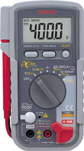 SANWA �f�W�^���}���`���[�^ �p�\�R���ڑ��^�yPC20�z(�v���@��E�}���`���[�^�[)�y���������z