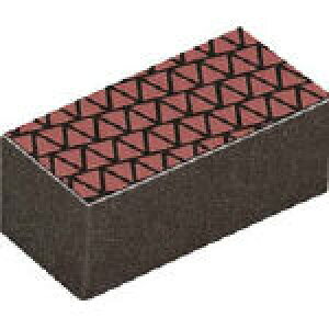 TRUSCO �K���X�E���N���[�i�[�p�b�h �n�[�h�^�C�v 25mm×50mm TGCP255HG