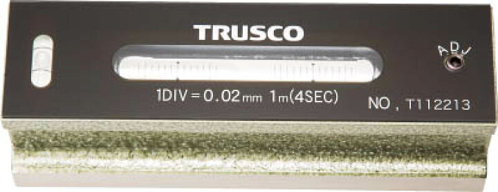楽天市場】TRUSCO 平形精密水準器 B級 寸法150 感度0．02【TFL 