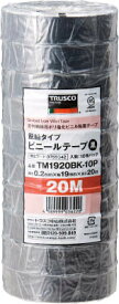 TRUSCO 脱鉛タイプ ビニールテープ 19X20m 黒 10巻入り【TM1920BK-10P】(テープ用品・絶縁テープ)