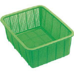 積水 角かご深型 小 緑【K546G GN】(ボトル・容器・ザル・カゴ)