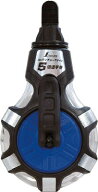 シンワ チョークライン 5倍速手巻 粉付3倍太糸ブルー【77560】(測量用品・墨つぼ・チョークリール)(代引…