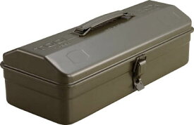 TRUSCO 山型工具箱 359X150X124 OD色【Y-350-OD】(工具箱・ツールバッグ・スチール製工具箱)(代引不可)