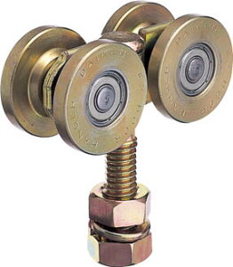 ダイケン 2号ドアハンガー用ベアリング複車【2-4WH-B】(建築金物・工場用間仕切り・ドアハンガー)【送料無料】