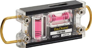 エビスダイヤモンド トビレベル−2 ブラック/レッド【ED-TB2BR】(測量用品・水平器)