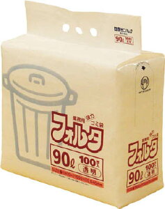 サニパック F−9C環優包装90L透明【F-9C-CL】(清掃用品・ゴミ袋)【送料無料】