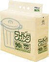 サニパック F－9H環優包装フォルタ90L白半透明【F-9H-HCL】(清掃用品・ゴミ袋)【送料無料】