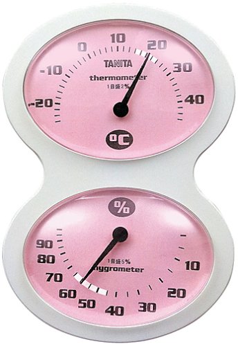 TANITA 温湿度計 35％OFF TT-509-PK ピンク 爆売り