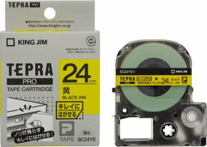 KING JIM �u�e�v���vPRO�J�[�g���b�W�u�L���C�ɂ͂����郉�x���v 24mm �� SC24YE