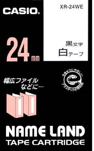 カシオ スタンダードテープ (XR-24WEシロ)