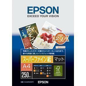 EPSON �X�[�p�[�t�@�C����A4 (KA4250SFR)