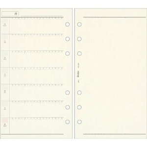 日本能率協会 バイブルサイズリフィル304 WEEKLYフリーダイアリー バインデックス 304