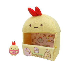 すみっコぐらし すみっコハウス えびふらいのしっぽ てのりぬいぐるみ かわいい こども すみっコぐらしコレクション コレクション おもちゃ ぬいぐるみ キャラクターグッズ グッズ 雑貨 プレゼント ギフト サンエックス MX59001