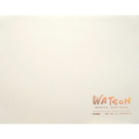 ミューズ 水彩紙 ホワイトワトソンブロック F4 300g ホワイト 15枚入り HW-304 F4【送料無料】