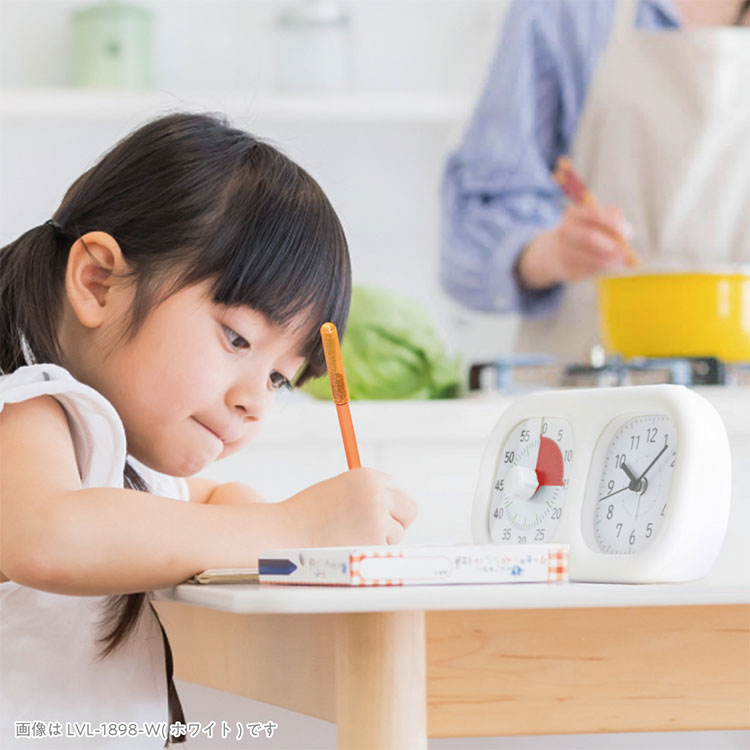 【レビューで定規セット】【正規販売店】ソニック 学習タイマー トキサポ 時っ感タイマープラス 勉強タイマー トキ・サポ 勉強法 テスト アラーム アイボリー ミントブルー ホワイト バイオレット【送料無料】 - メイン画像 12
