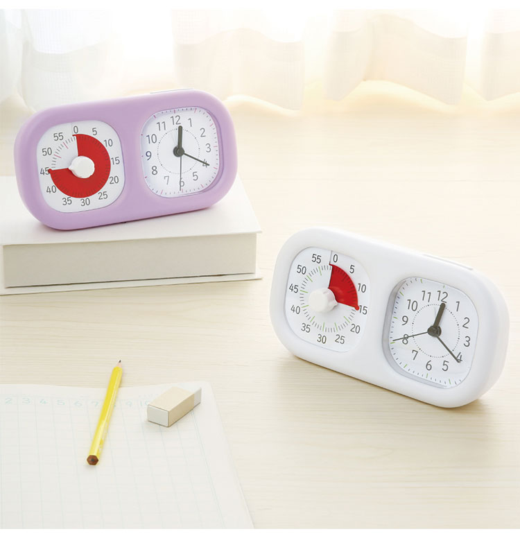 【レビューで定規セット】【正規販売店】ソニック 学習タイマー トキサポ 時っ感タイマープラス 勉強タイマー トキ・サポ 勉強法 テスト アラーム アイボリー ミントブルー ホワイト バイオレット【送料無料】 - メイン画像 7