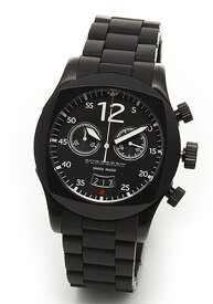 バーバリー BURBERRY メンズ 腕時計 MILLITARY COLLECTION（ミリタリー ・コレクション）オールブラック クロノグラフ・ウオッチ BU7640