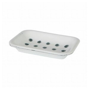 ENAMELED SOAP DISH Gi \[vfBbV CH13-H490 DULTON _g  킢(s)