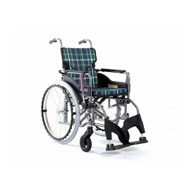 カワムラサイクル モダンAstyle 背固定自走用 KMD A22 40S SH 緑チェック(A9) 座幅40 前座47cm KMD-A22-40S-SH(代引不可)【送料無料】