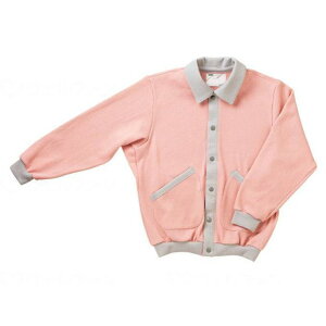 大阪エンゼル スクエアニット室内着(えり付き前開きタイプ) ピンク S 5101(代引不可)【送料無料】