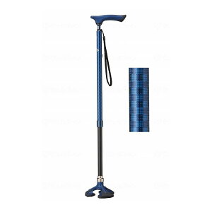 ケイ・ホスピア 愛杖 楽スマ スリーベース/ネイビー/- ネイビー R-103 391166_480_-(代引不可)【送料無料】