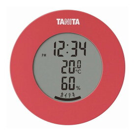 タニタ デジタル温湿度計 ピンク TT-585-PK【送料無料】