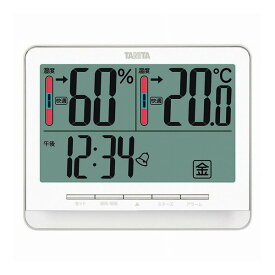 タニタ デジタル温湿度計 ホワイト TT-538-WH【送料無料】