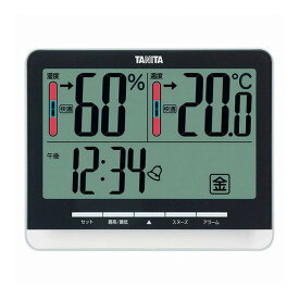 タニタ デジタル温湿度計 ブラック TT-538-BK【送料無料】