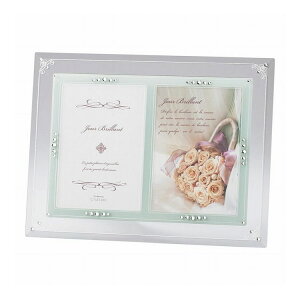 ガラスフォトフレーム(2オープン) 253-860(代引不可)【送料無料】