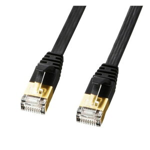 �T�����T�v���C CAT7�E���g���t���b�gLAN�P�[�u��(1m�A�u���b�N) KB-FLU7-01BK(����s��)